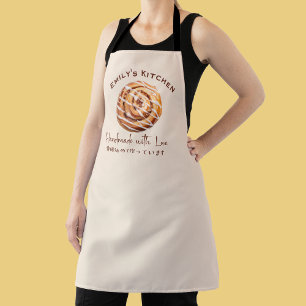Cinnamon Roll Bread Rustic Bakery Baker Apron