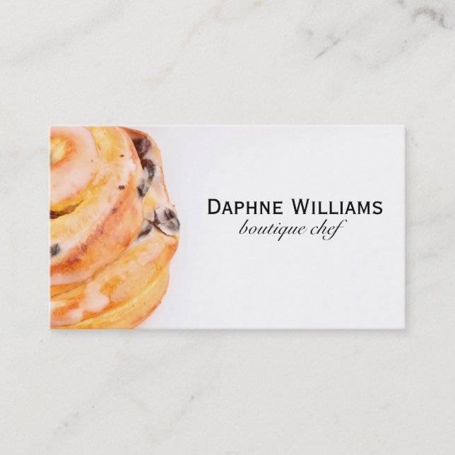 Cinnamon Roll Business Card (Front)