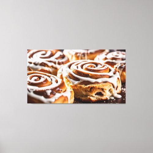 Cinnamon Roll Canvas Print
