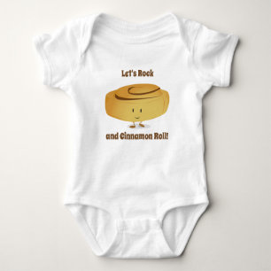 Cinnamon Roll Character Baby Bodysuit