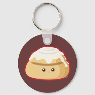 Cinnamon Roll Keychain