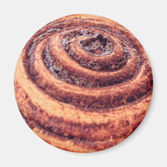 Cinnamon roll magnet (Front)