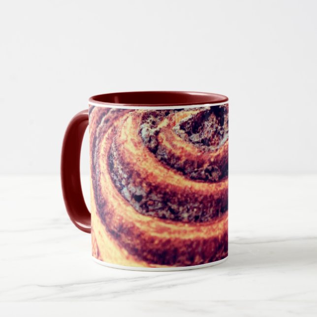 Cinnamon roll mug (Front Left)