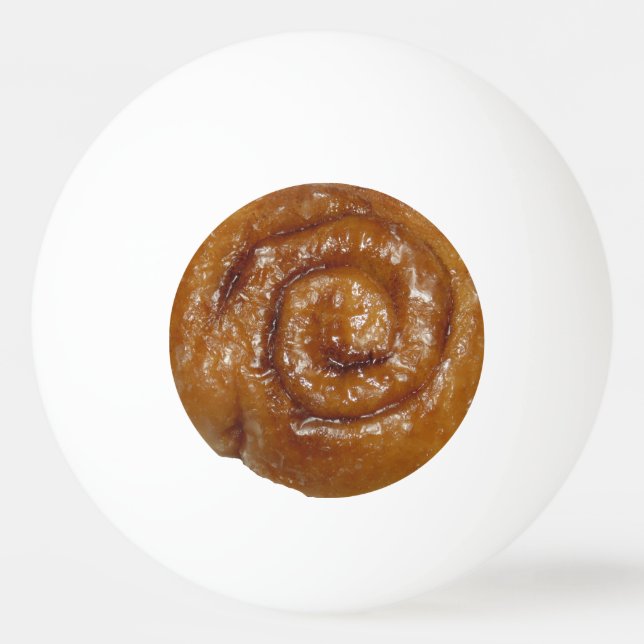 Cinnamon Roll ping pong ball (Back)