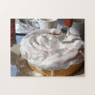 Cinnamon Roll Snack Dessert Food Creative Jigsaw Puzzle