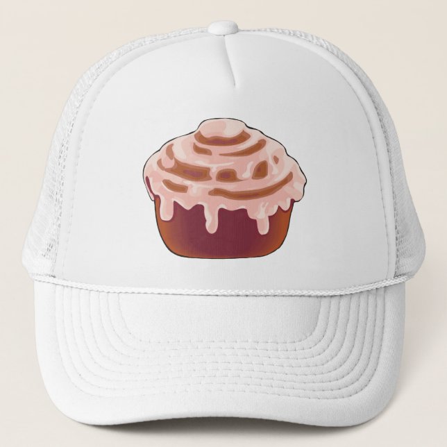 Cinnamon Roll Trucker Hat (Front)