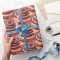 Cinnamon roll wrapping paper | Zazzle