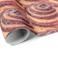 Cinnamon roll wrapping paper | Zazzle