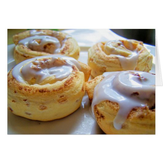 cinnamon rolls card (Front Horizontal)