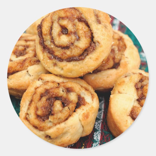 Cinnamon Rolls Classic Round Sticker (Front)