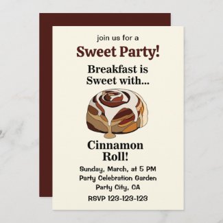 Cinnamon Rolls Cute Sweet Breakfast