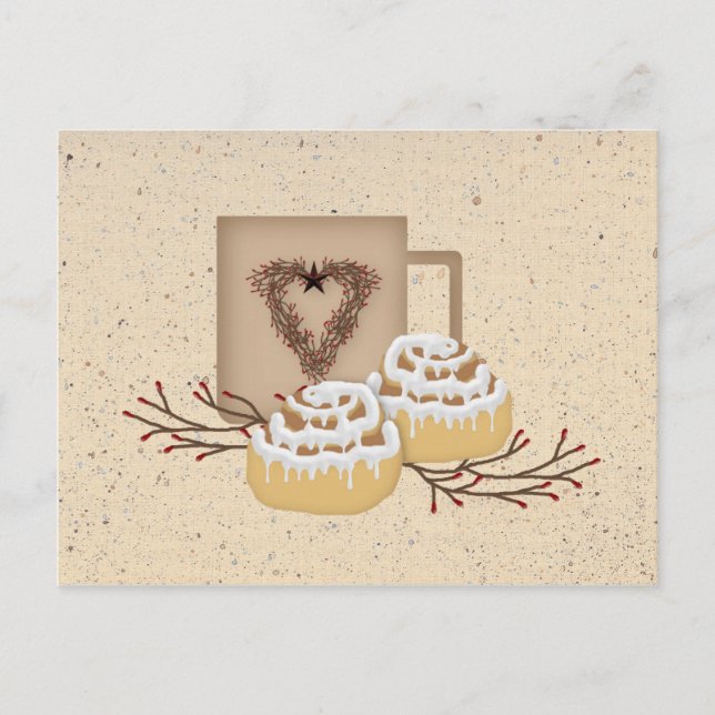 Cinnamon Rolls Recipe Card (Front)