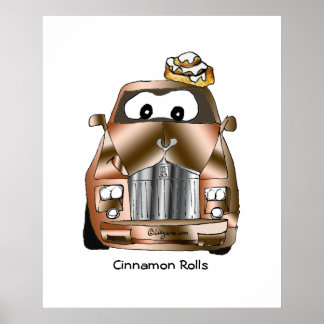 Cinnamon Rolls (Royce) Poster Print