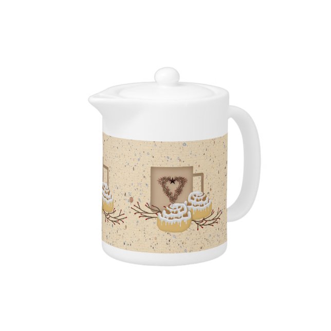 Cinnamon Rolls Teapot (Right)