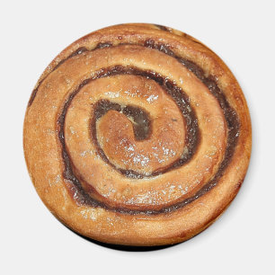 Cinnamon Snail Pastry Magnet