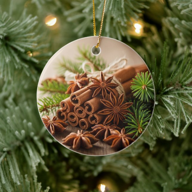 Cinnamon Spice Christmas Ornament (Tree)