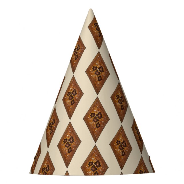 Cinnamon Spice Sand Tart Holiday Christmas Cookie Party Hat (Front)