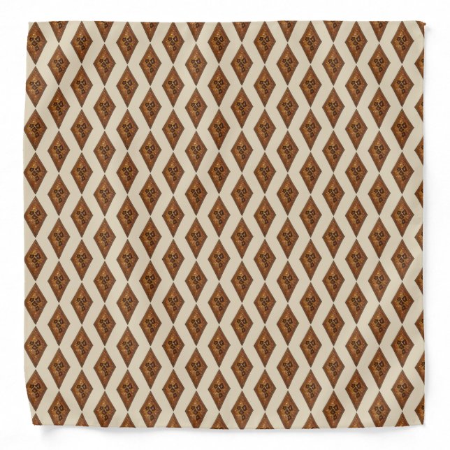Cinnamon Spice Sugar Sand Tart Christmas Cookie Bandana (Front)