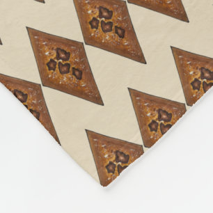Cinnamon Spice Sugar Sand Tart Christmas Cookie Fleece Blanket