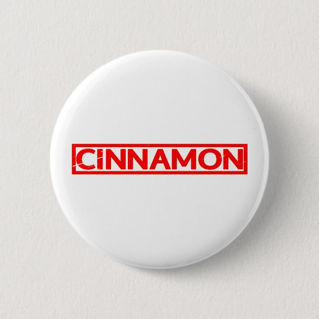 Cinnamon Stamp Button (Front)