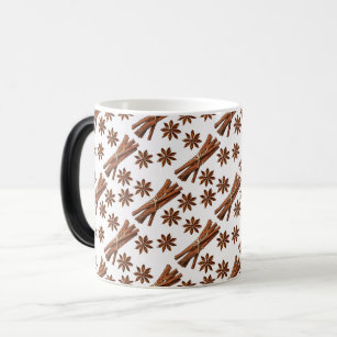 Cinnamon sticks and star anise. magic mug