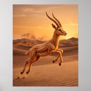 Cinnamon Sugar Churro Gazelle Poster