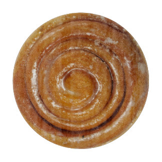 Cinnamon Swirl Glazed Donut Cutting Board