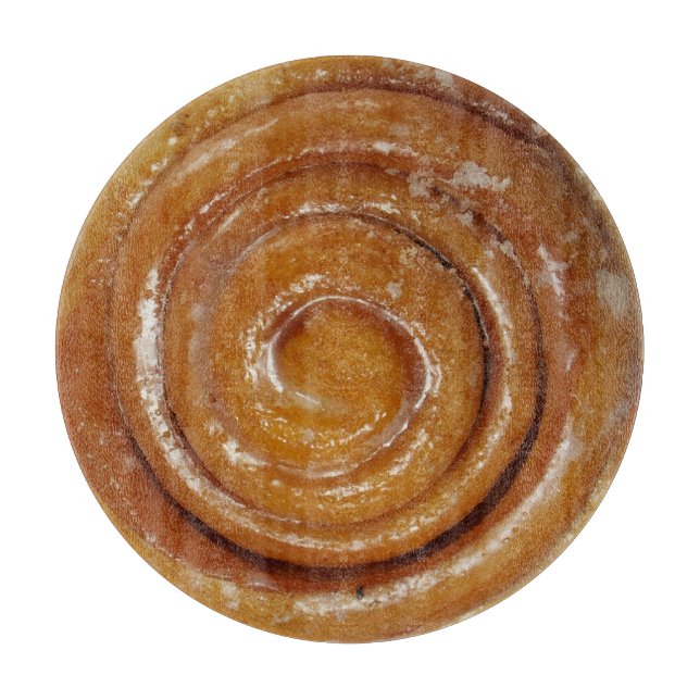 Cinnamon Swirl Glazed Donut Cutting Board (Front)