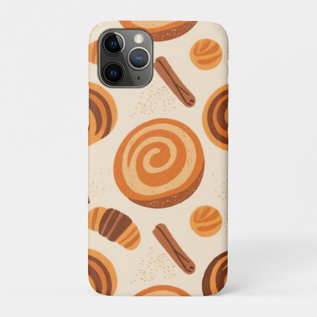 Cinnamon Swirls Towel – Warm & Sweet Cozy Season  Case-Mate iPhone Case (Back)