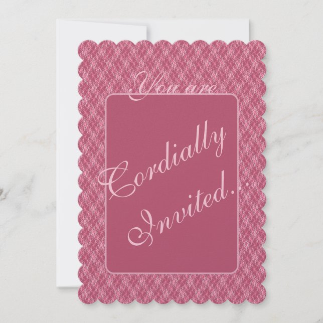Cinnamon Valentine Invitation (Front)