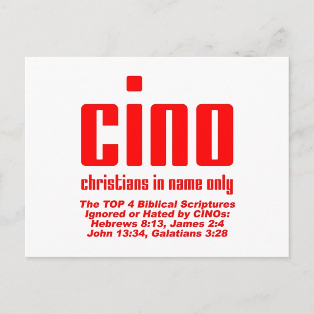 CINO postcard (Front)