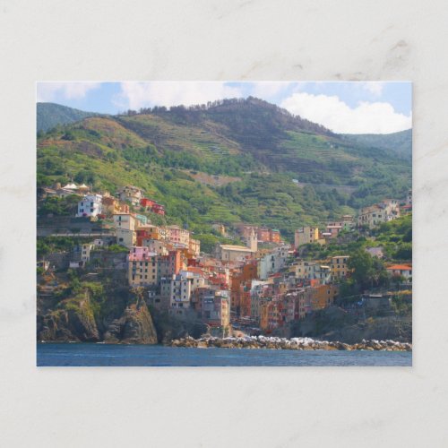 cinque riomaggiore postcard