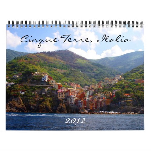 cinque terre 2012 calendar