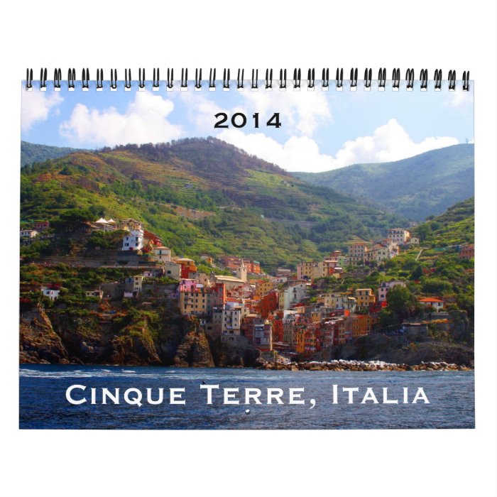 cinque terre 2014 calendars