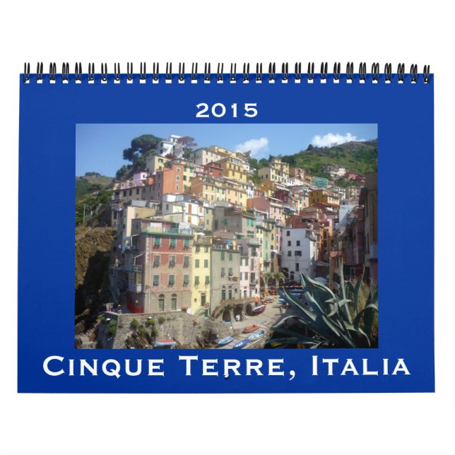 cinque terre 2015 calendar (Cover)