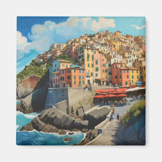 Cinque Terre Art Magnet