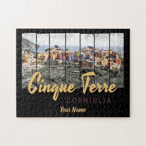 Cinque Terre Corniglia Riomaggiore Italian Vintage Jigsaw Puzzle