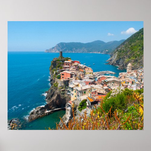 Cinque Terre in the Italian Riviera Poster