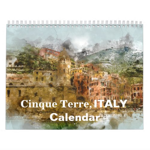 Cinque Terre Italy 2022 Tourism Holiday Calendar