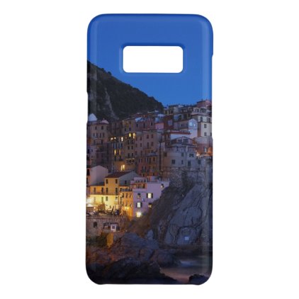 Cinque Terre Italy at night Case-Mate Samsung Galaxy S8 Case