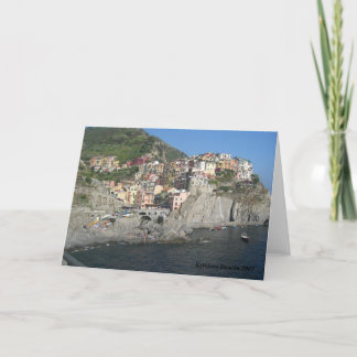Cinque Terre, Italy Card