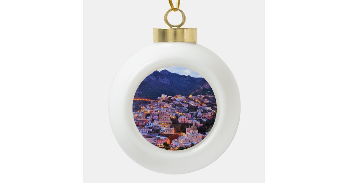 Cinque terre christmas ornament