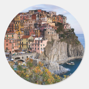 Cinque Terre, Italy Classic Round Sticker