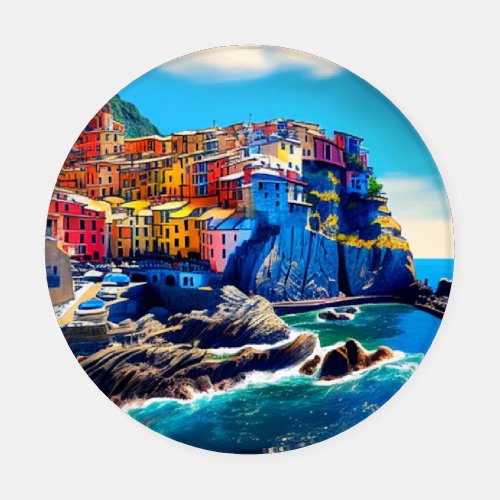 Cinque Terre Italy Coaster Set
