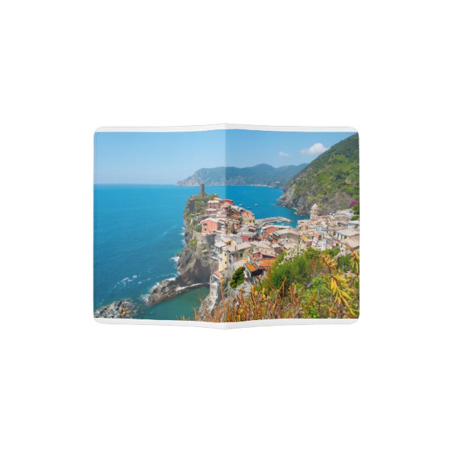 Cinque Terre Italy Destination Location Passport Holder (Opened)