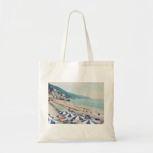 Cinque Terre Italy Fun Beach Scenic Travel Photo Tote Bag