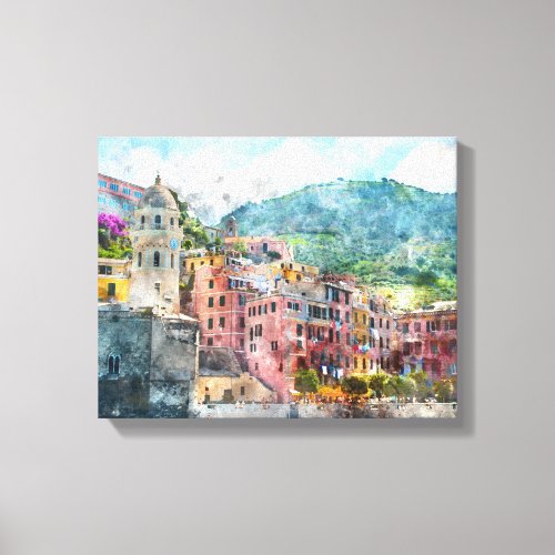 Cinque Terre Italy in the Italian Riviera Canvas Print