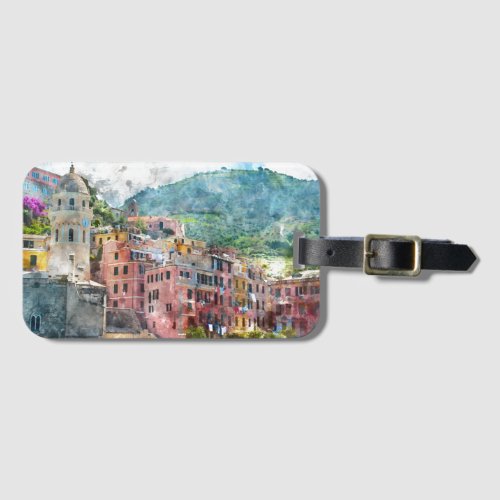 Cinque Terre Italy in the Italian Riviera Luggage Tag