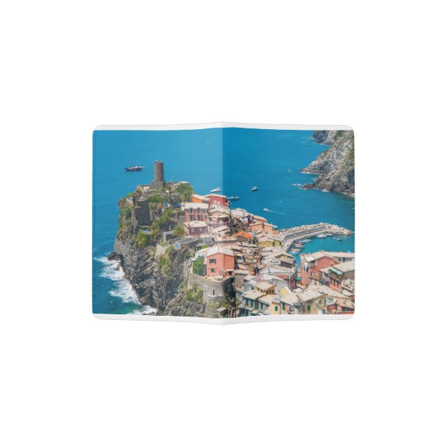 Cinque Terre Italy in the Italian Riviera Passport Holder (Opened)