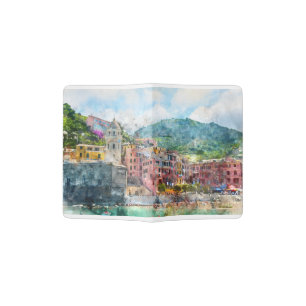 Cinque Terre Italy in the Italian Riviera Passport Holder